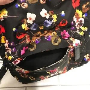 GIVENCHY Black Nano Mini Backpack With Ink Blot Floral Pattern; Preloved Givenchy | Bags | Givenchy Black Nano Mini Backpack With Ink  main image 4